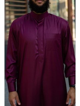 Saudi Qamis Bordeaux -...