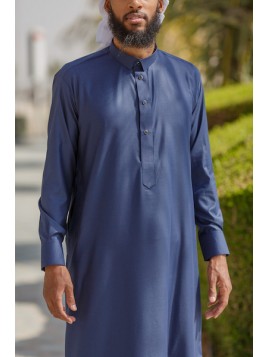 Saudi Qamis Königsblau -...